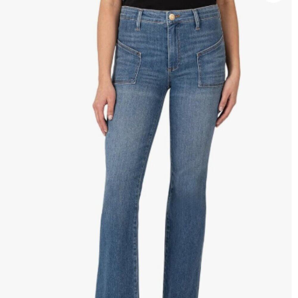 KUT from the Kloth Women's Kelsey High-Rise Ankle Flare Size 0